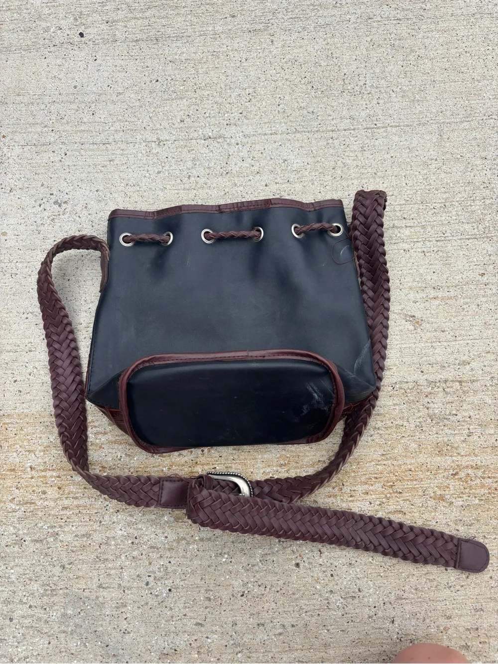 Vintage Brighton Western Crossbody Tote Bag